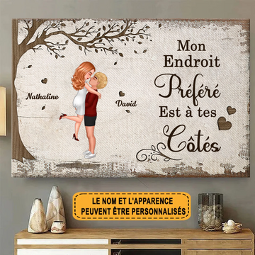 Mon Endroit 1838 Personnalisé Enseigne En Métal