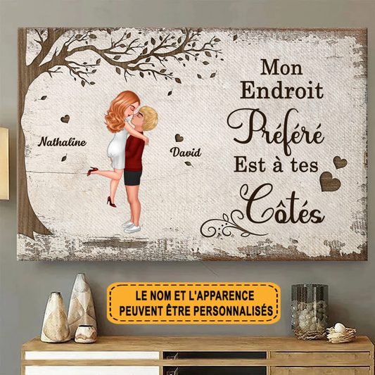 Mon Endroit 1838 Personnalisé Enseigne En Métal