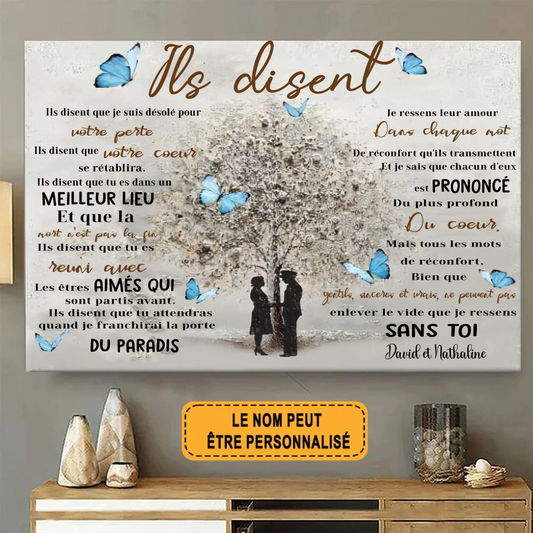 Ils Disent 1862 Personnalisé Enseigne En Métal