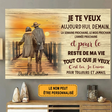 Aujourd'hui, Demain 1870 Personnalisé Enseigne En Métal