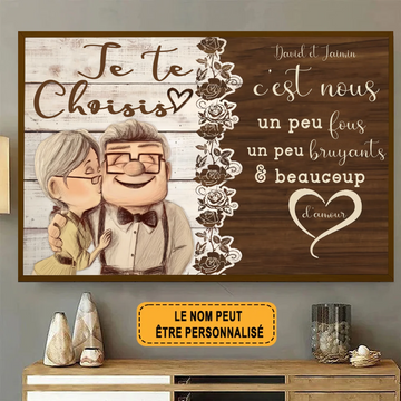 Je Te Choisis 1875 Personnalisé Enseigne En Métal
