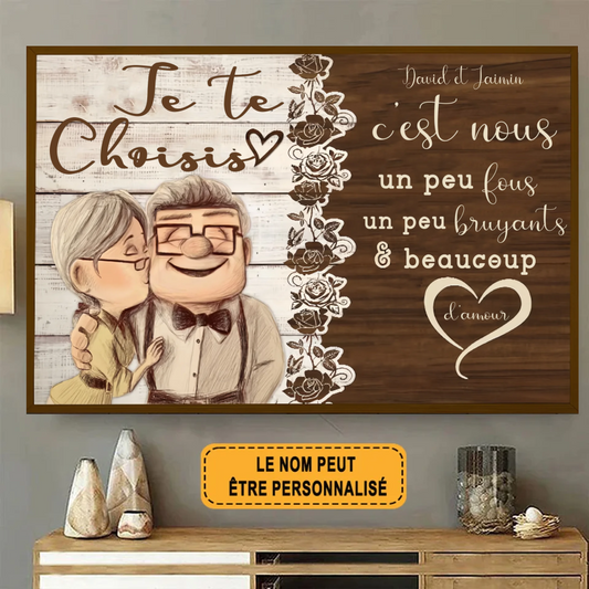 Je Te Choisis 1875 Personnalisé Enseigne En Métal