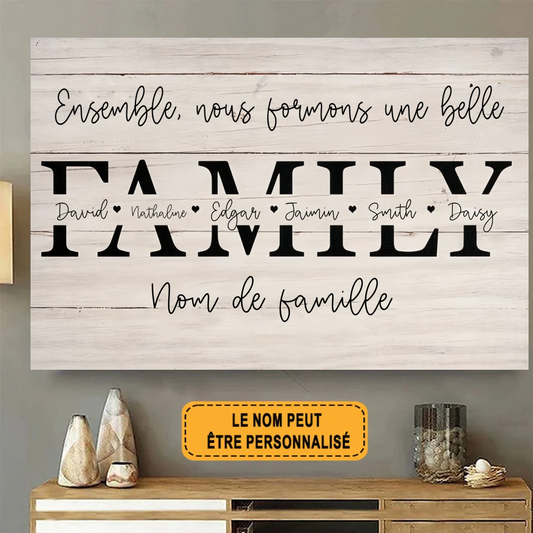 Nous Formons Une Belle 1876 Personnalisé Enseigne En Métal