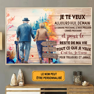 Aujourd'hui, Demain 1881 Personnalisé Enseigne En Métal