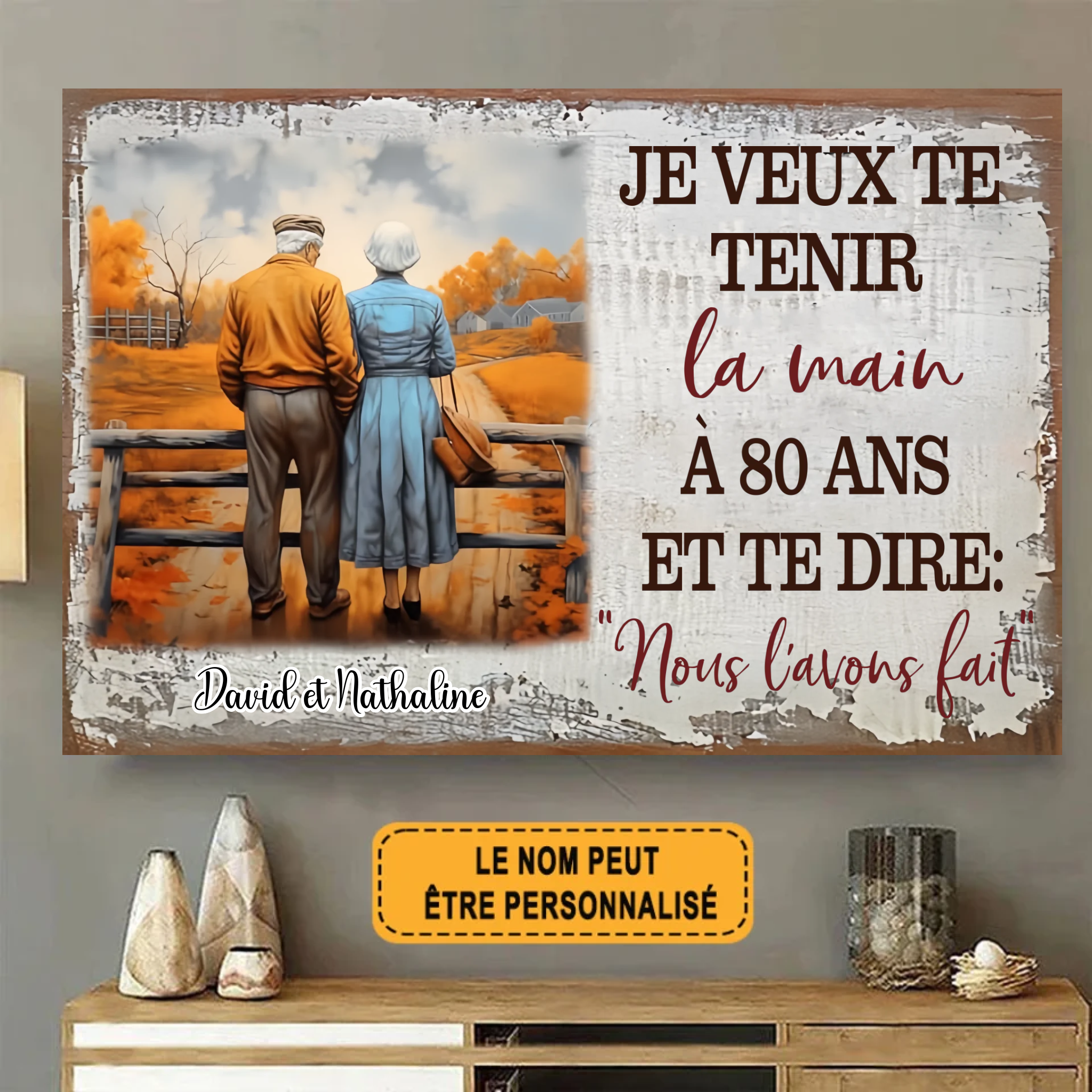 Aujourd'hui, Demain 1882 Personnalisé Enseigne En Métal