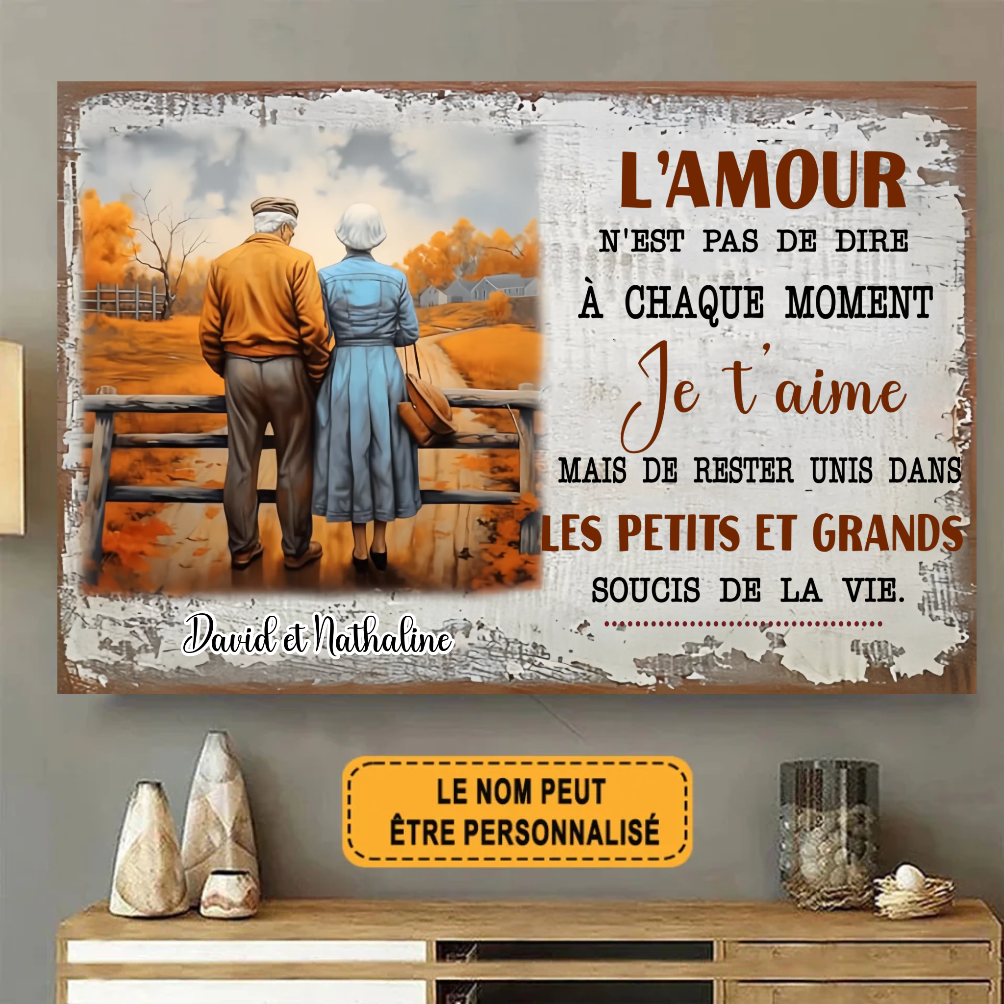 Aujourd'hui, Demain 1882 Personnalisé Enseigne En Métal