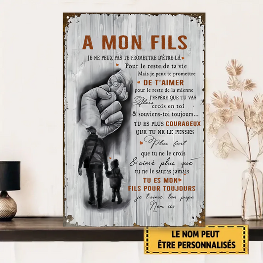 Pour Le Reste De Ta Vie 1896 Personnalisé Enseigne En Métal