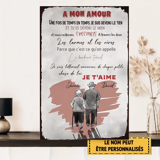 Les Larmes Et Les Rires 1898 Personnalisé Enseigne En Métal