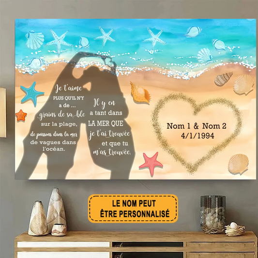 Grains De Sable 1916 Personnalisé Enseigne En Métal