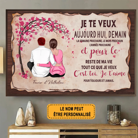 C’est Toi, Je T’aime 1919 Personnalisé Enseigne En Métal