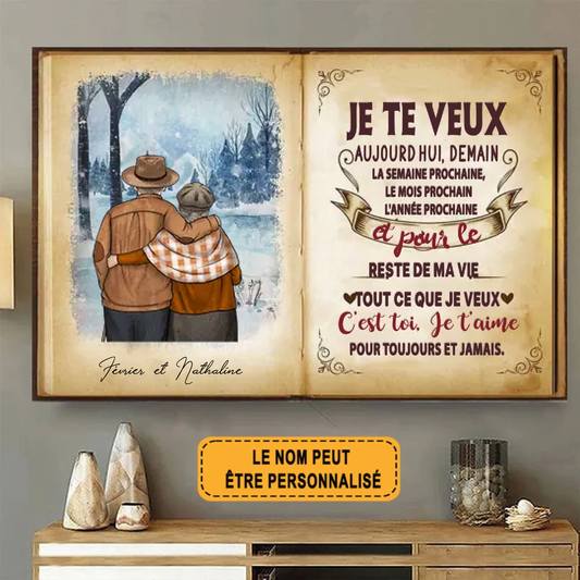 C’est Toi, Je T’aime 1921 Personnalisé Enseigne En Métal