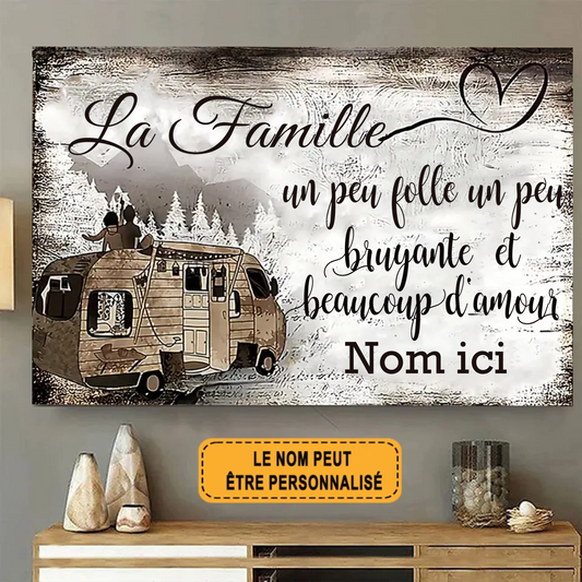 La Famille 1930 Personnalisé Enseigne En Métal