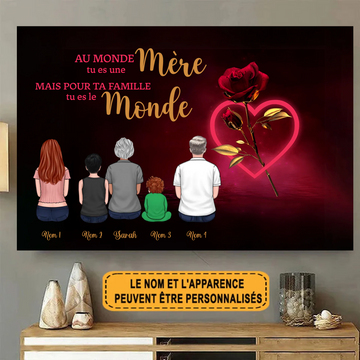 Mais Pour Ta Famille 1937 Personnalisé Enseigne En Métal