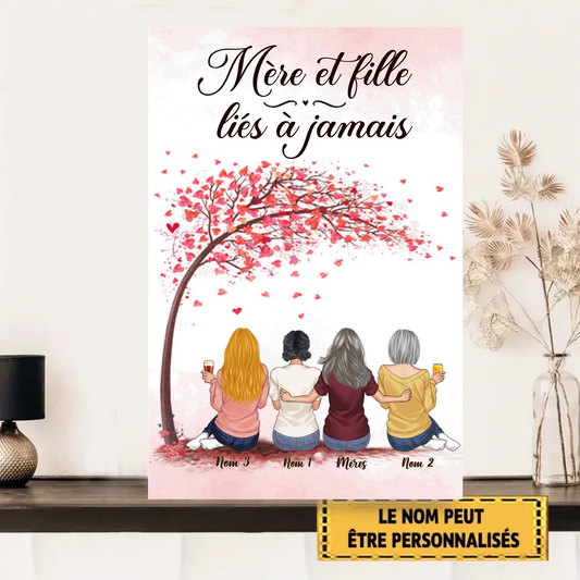Mère Et Fille 1959 Personnalisé Enseigne En Métal