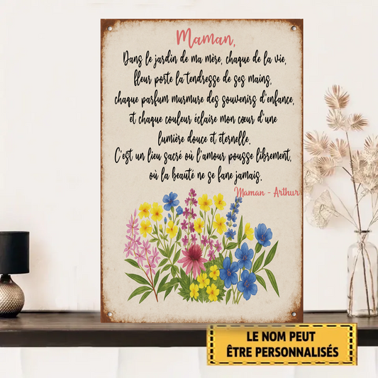 Lumière Douce Et Éternelle 1981 Personnalisé Enseigne En Métal