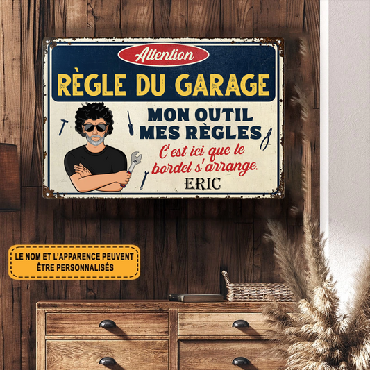 C’est Ici Que Le Bordel S’arrange 1988 Personnalisé Enseigne En Métal