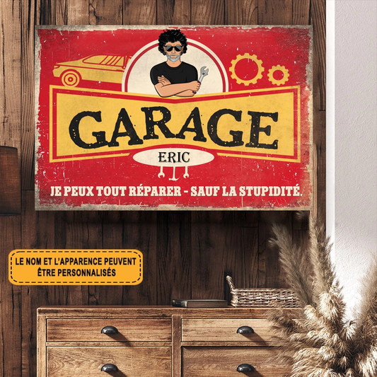 Je Peux Tout Réparer 1990 Personnalisé Enseigne En Métal