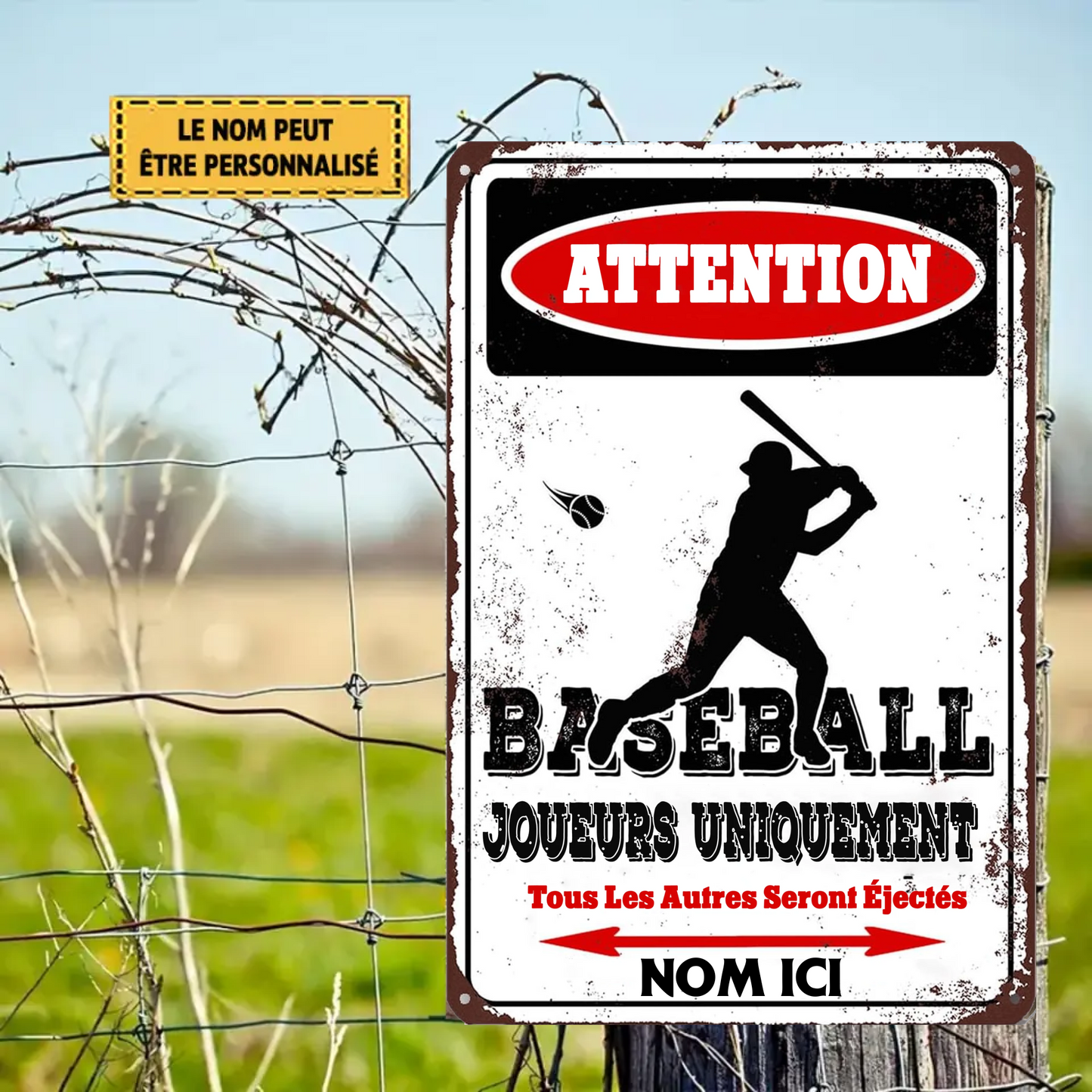 Tous Les Autres Seront Éjectés 1991 Personnalisé Enseigne En Métal