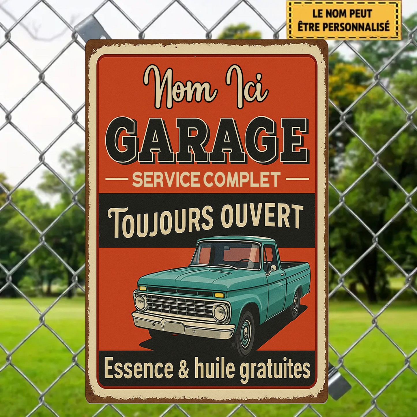 Toujours Ouvert 1992 Personnalisé Enseigne En Métal