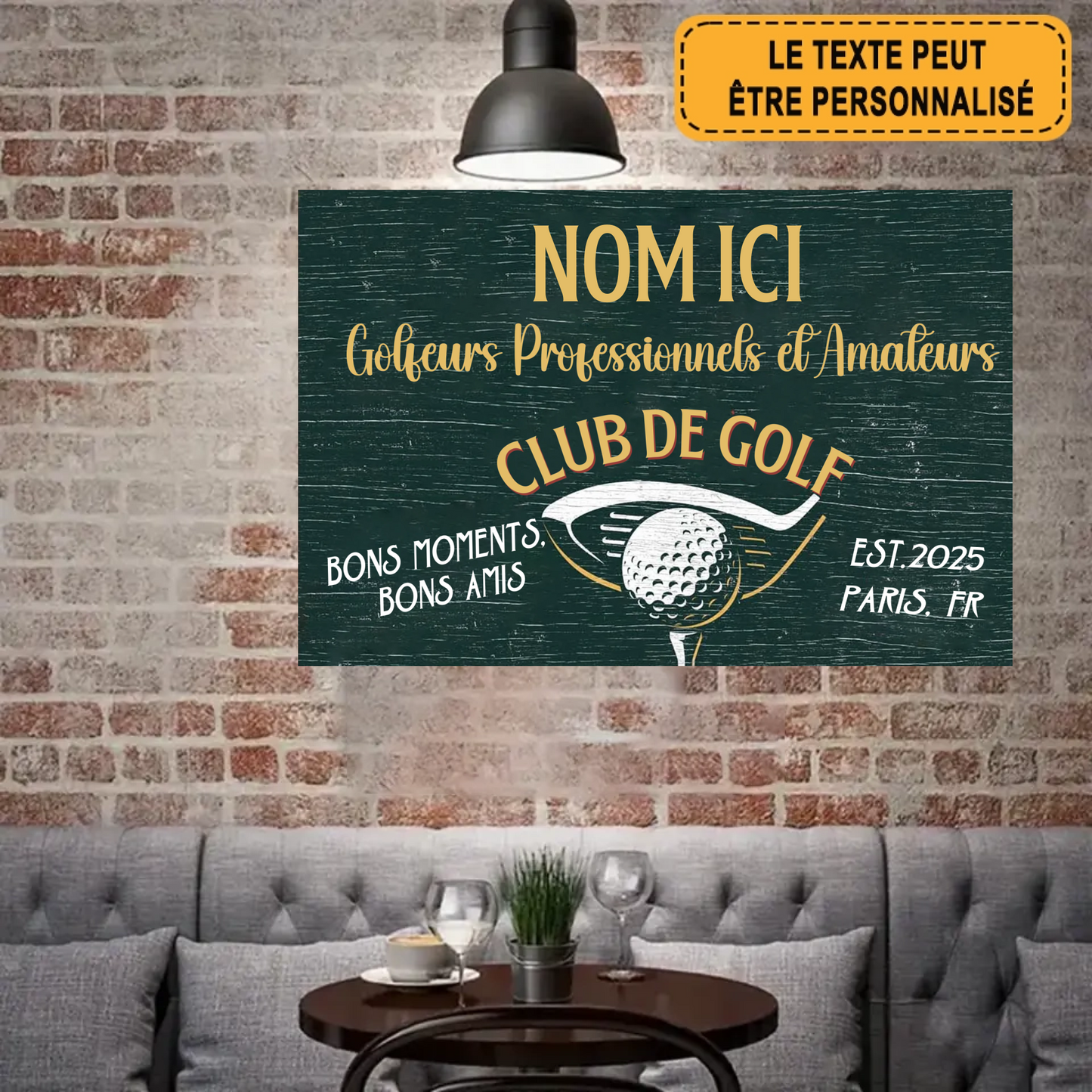 Bons Amis 1994 Personnalisé Enseigne En Métal