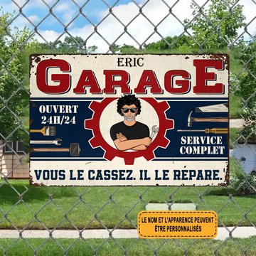 Enseigne métallique personnalisée Vous Le Cassez 1996