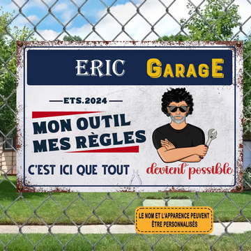 C’est Ici Que Tout 1997 Personnalisé Enseigne En Métal