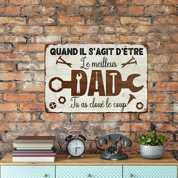 You Nailed It 2013 Personalized Metal Sign