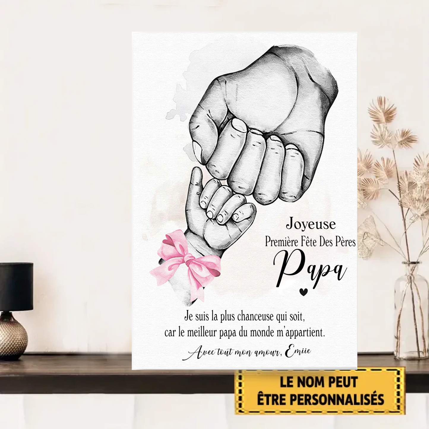 Première Fête Des Pères 2014 Personnalisé Enseigne En Métal