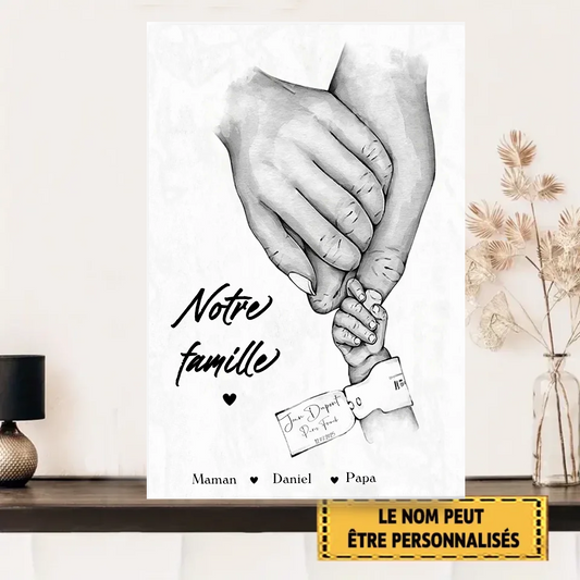 Notre Famille 2032 Personnalisé Enseigne En Métal