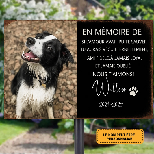 En Memorie De 2039 Personnalisé Enseigne En Métal