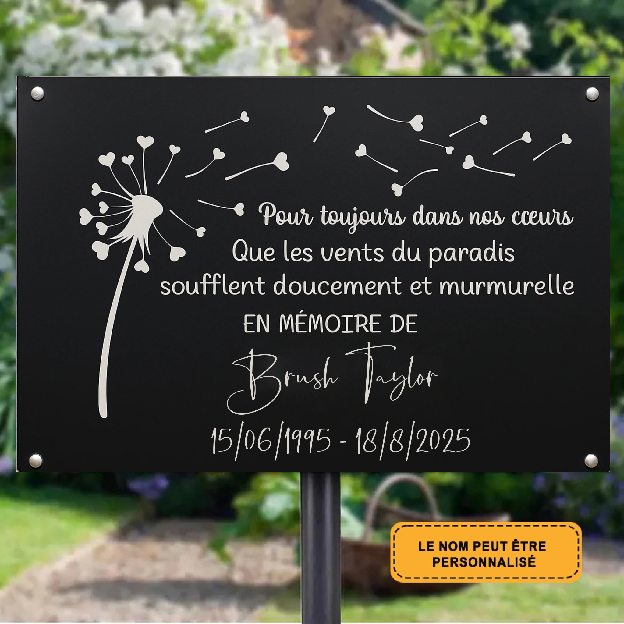 Que Les Vents 2042 Custom Metal Sign