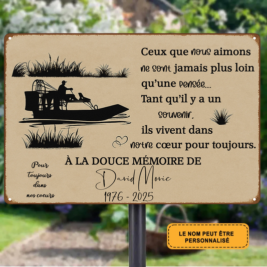 Pour Toujours Dans Nos Cœurs 2048 Personnalisé Enseigne En Métal