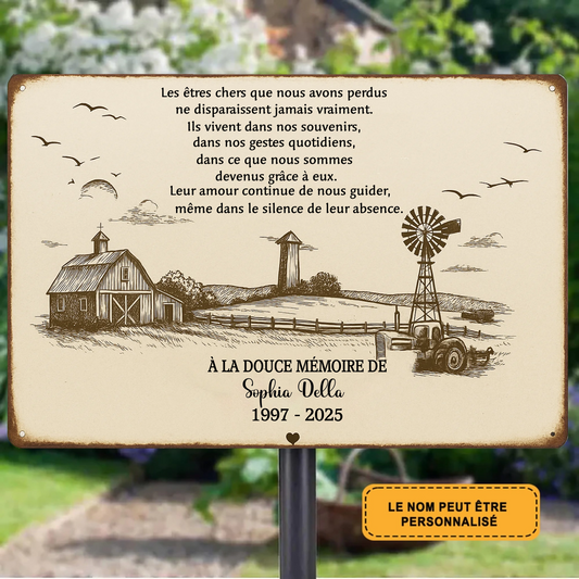 Leur Amour Continue De Nous Guider 2061 Personnalisé Enseigne En Métal