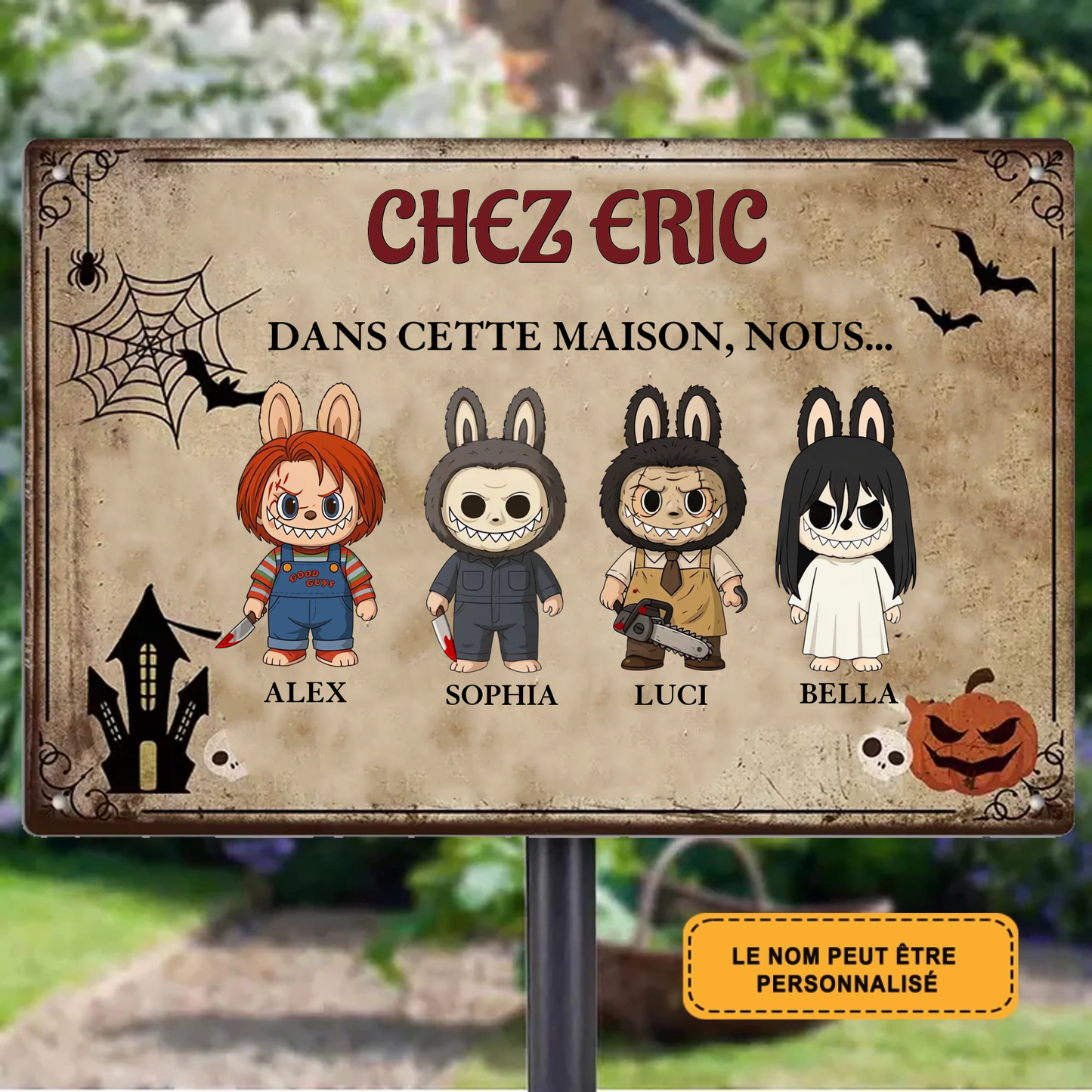 Dans Cette Maison, Nous... 2062 Personnalisé Enseigne En Métal