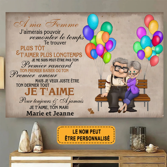 J'aimerais Pouvoir 2065 Personnalisé Enseigne En Métal