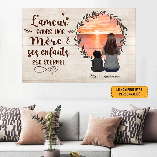 L'amour Est Éternel 2066 Personnalisé Enseigne En Métal