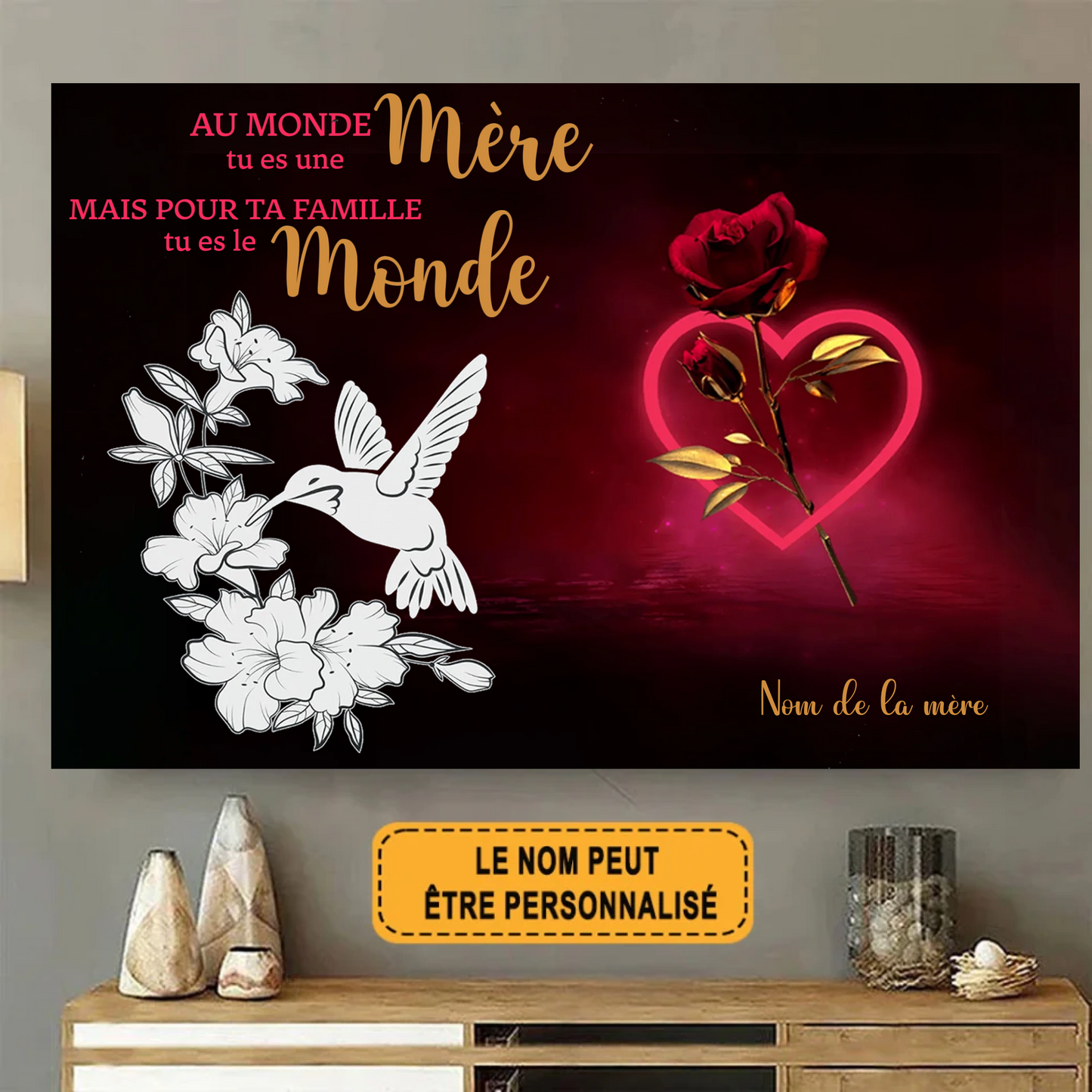 Mais Pour Ta Famille 2068 Personnalisé Enseigne En Métal