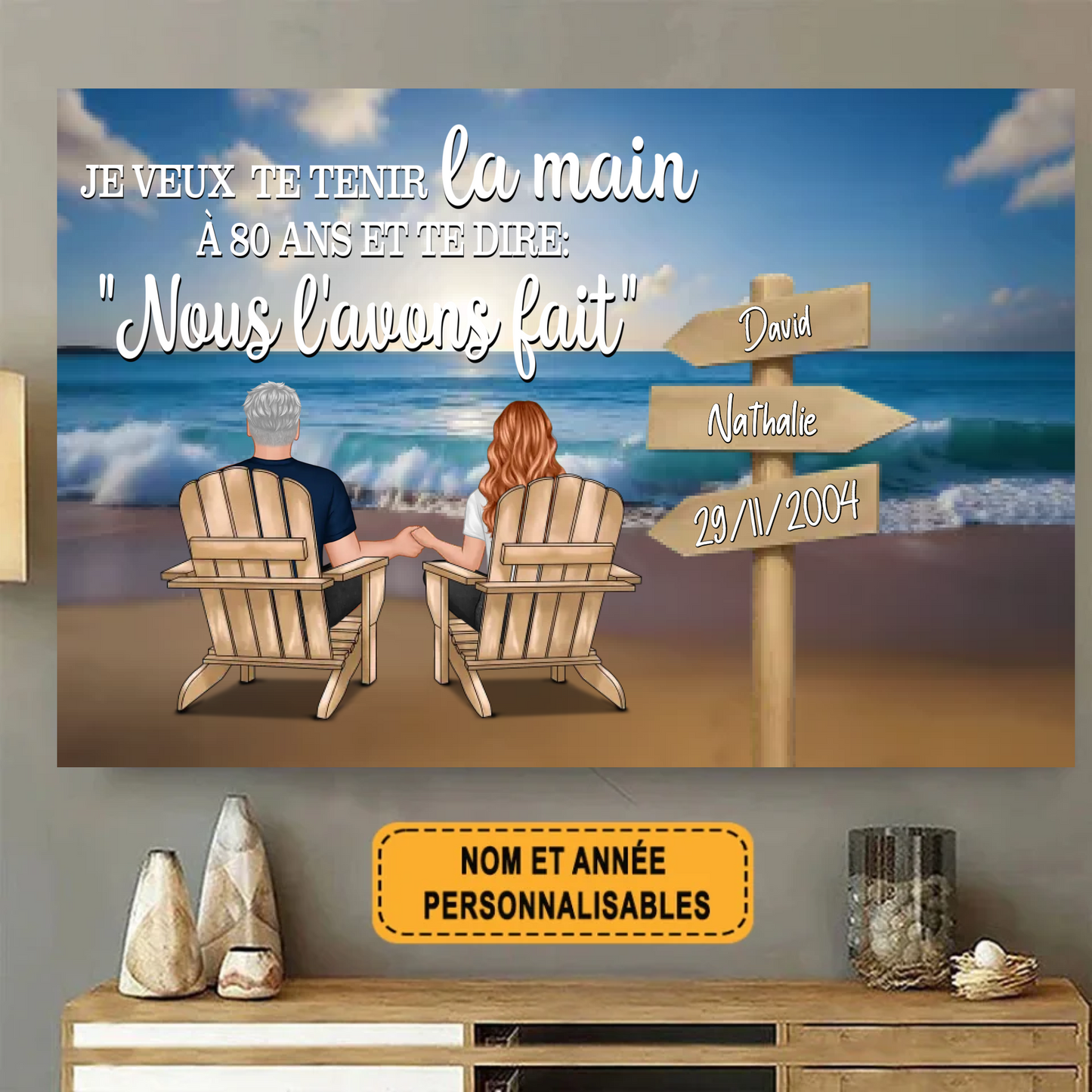 Je Veux Te Tenir 2075 Personnalisé Enseigne En Métal