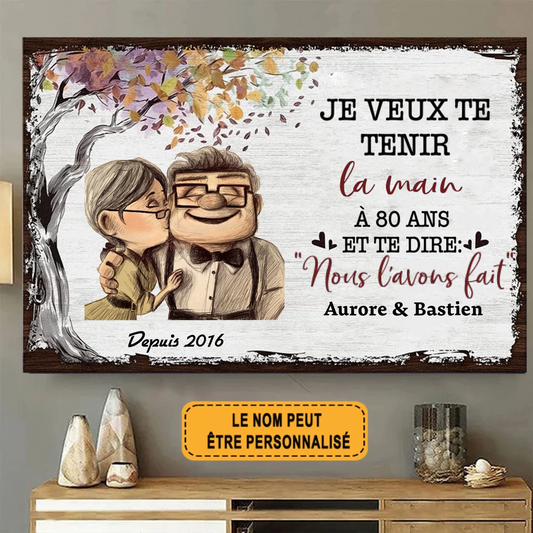 Je Veux Te Tenir 2078 Personnalisé Enseigne En Métal