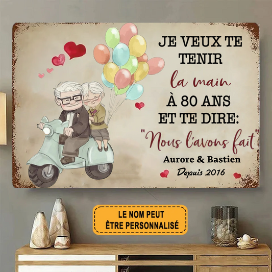 Nous L'avons Fait 2088 Personnalisé Enseigne En Métal