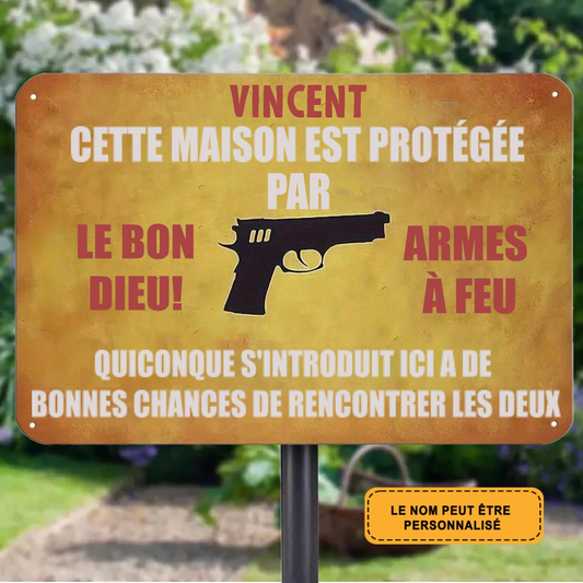 Le Bon Dieu 2089 Personnalisé Enseigne En Métal