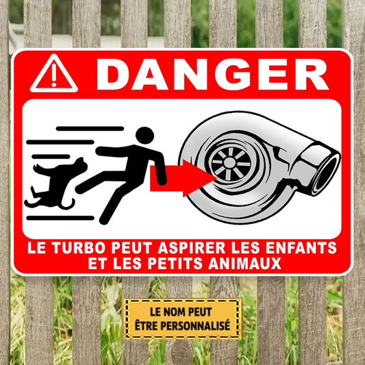 Le Turbo Peut Aspirer 2108 Personnalisé Enseigne En Métal