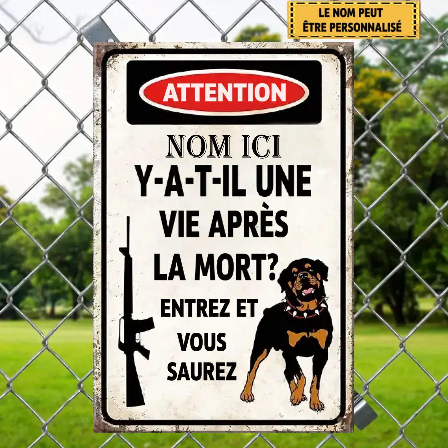 Vie Après 2115 Personnalisé Enseigne En Métal