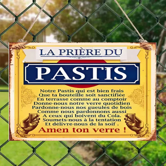 La Prière Du 2117 Personnalisé Enseigne En Métal