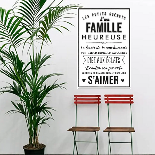 Les Petits Secrets D'une Famille 2119 Personnalisé Enseigne En Métal
