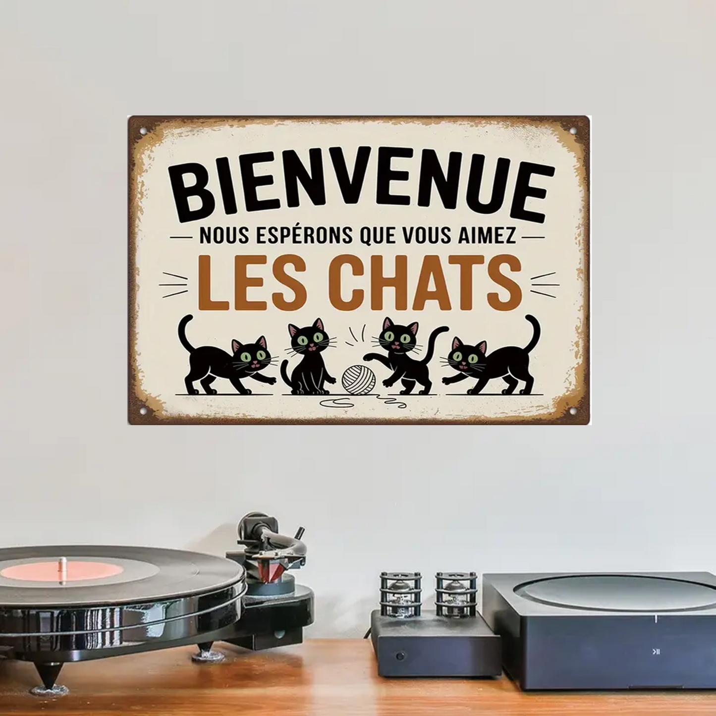 Nous Espérons Que Vous Aimez 2120 Personnalisé Enseigne En Métal