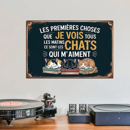 Les Premières Choses 2121 Personnalisé Enseigne En Métal