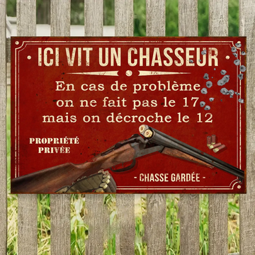 En Cas De Problème 2133 Personnalisé Enseigne En Métal
