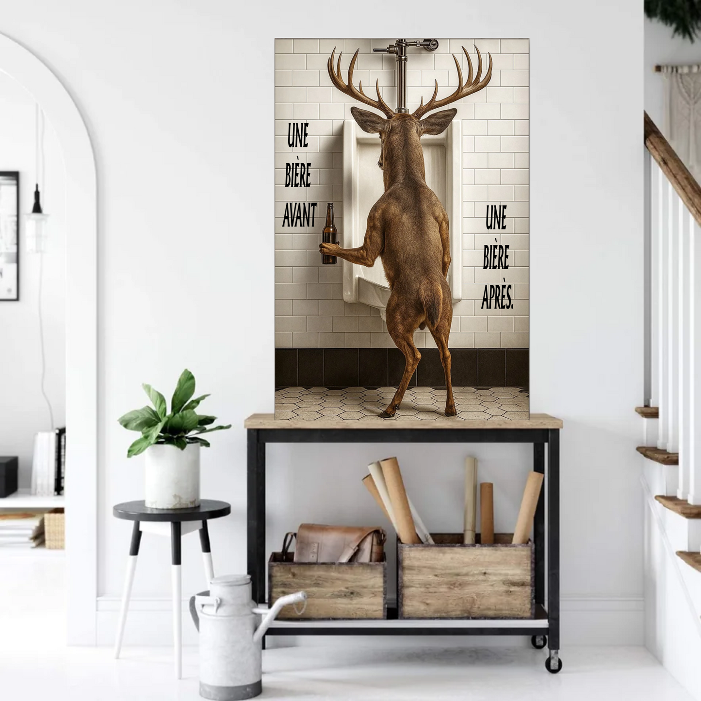 Une Bière Après 2154 Personnalisé Enseigne En Métal