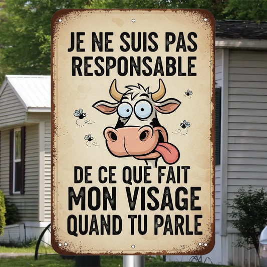 Je Ne Suis Pas Responsable 2173 Personnalisé Enseigne En Métal